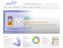 Tablet Screenshot of marketingradar.com